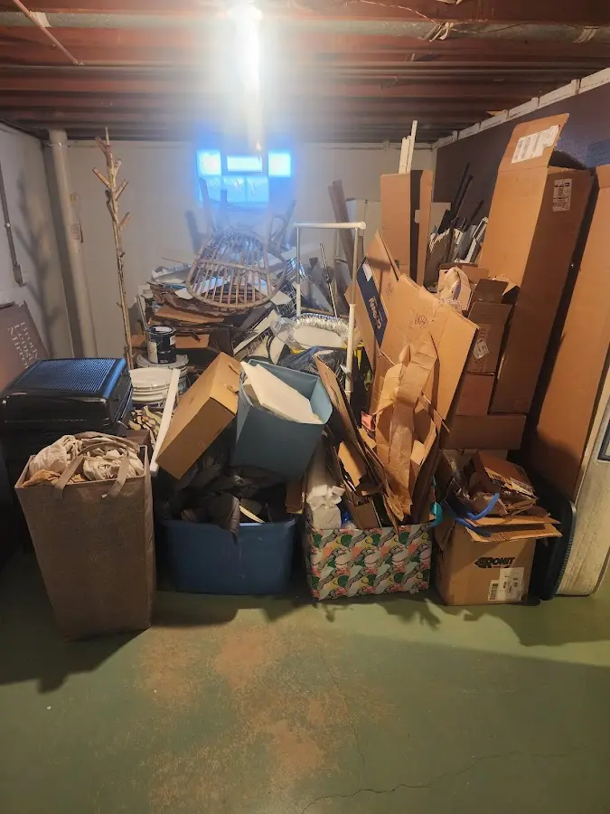 Roll-off dumpster container at job site for Construction Dumpster Rental in Rocky Mount